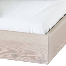 Tekla Underlakan Tekla Cotton Percale 260 x 260 cm Broken Underlakan Vit