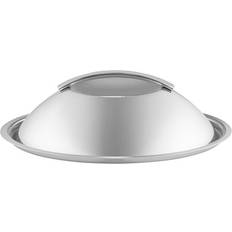 20.0 cm Låg Eva Trio Dome Lid Brushed Steel 20 cm 20cm