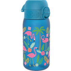 Blåa Vattendunkar ION8 Leak Proof Vattenflaska För Barn Flamingos 350 ml