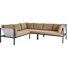 Brafab Outdoor Lounge Sets Brafab Allie Corner Sofa Barley-Anthracite Outdoor Lounge Set