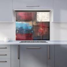 Splash Guards on sale Warren Reed Rustic Harmony In Bold Colours Kitchen Splashback 600mm x 600mm Splash Guard