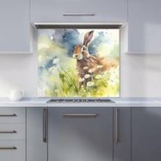 Brown Splash Guards Warren Reed Watercolour Kitchen Splashback W600mm x H600mm Splash Guard