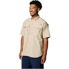 Men Fishing Jackets Columbia Men s PFG Bahama II Short Sleeve Shirt Tall White LT