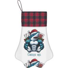 Famgem Paw Christmas Stockings Buffalo Tartan Plaid 5790