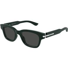 Alexander McQueen Unisex Solglasögon Alexander McQueen AM0497S Solglasögon - Gröna