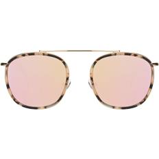 Mykonos Ace Sunglasses - Tortoise/Gold/Bright Rose Flat Mirror