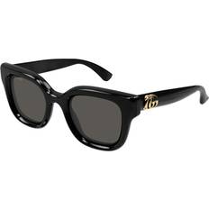 Gucci Aviator/Cat Eyes Sunglasses Gucci GG1828S Sunglasses - Black/Grey
