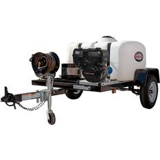 Pressure & Power Washers Simpson 4200 PSI 4 GPM Gas Pressure Washer Trailer, Pressure 4200 PSI, Flow 4 GPM, Engine Brand CRX, Model# TRSB4240162