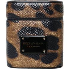 Hörlurar Dolce & Gabbana Leopard Calf Leather Airpods Case