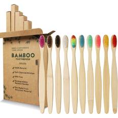 Toothbrushes on sale GeekerChip Bamboo Toothbrush 10 Colors