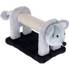 Muizenkrabpaal Voor Katten Grijs/Zwart