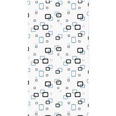 White Shower Curtains vidaXL Shower Roller Blind 120 x 240 cm Fabric Width 116 cm