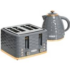 Homcom Kettle Four Slice Toaster Set