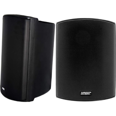 Sound AWS-502B All-Weather Indoor Outdoor Speakers Matte Black Pair