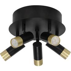 Oriva Spotlights Oriva Mini 5 Svart Guld Spotlight