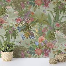 Floral Hall Green Wallpaper 204401