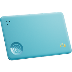 GPS & Bluetooth Trackers Tile Slim 2024 -Aqua Lemon Key/Wallet Finder & Tracker
