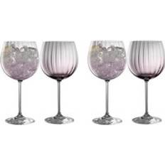 Galway Crystal Erne' Amethyst Gin and Tonic Set of 4 Cocktail Glass