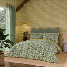 Hemtextil Scion Daisy Bedding Super King Duvet Cover Green