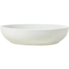 White pasta bowls Easy Living Speckled Pasta White Serving Bowl