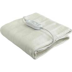 King Size Electric Blanket with 3 Heat Settings Blankets White