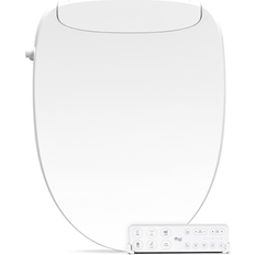 Bio Bidet Horizon Plastic White Elongated Soft Close Heated Toilet Seat HORIZONE 000
