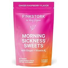 PINK Ginger Raspberry Organic Candy Tablets 30 Tablets