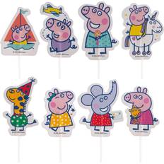 Tårtdekorationer Dekora Peppa Pig Cake Toppers 16-pack Tårtdekoration