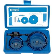 Power Tool Accessories Draper 9-Piece Holesaw Kit for Downlights