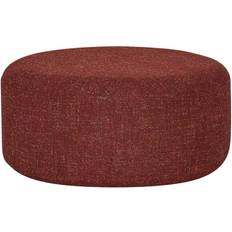 Polyester - Röda Sittpuffar Hübsch Marshmellow Pouffe Large ø70 x h35 cm Sittpuff