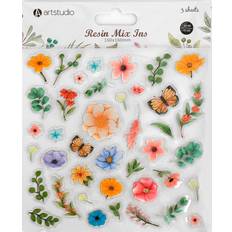 Multicoloured DIY Pack of 3 Resin Mix Ins Sheets