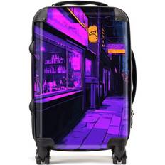 Purple Suitcases Warren Reed Dante Mercer 00034 Suitcase Cabin