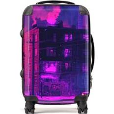 Purple Suitcases Warren Reed Dante Mercer 00033 Suitcase Cabin