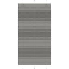 vidaXL Plisserad Persienn Antracit 105x200 cm Tyg 104,4 cm