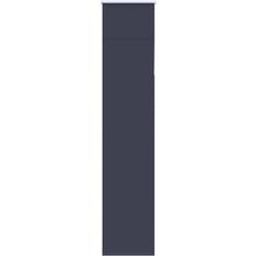 Blue Roller Blinds vidaXL Roller Blind Blackout Marine 55x210 cm Fabric Width 50.7 cm Polyester