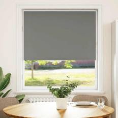 Gardiner & Tillbehör vidaXL Rullgardin Mörkläggning Grå 105x150 cm
