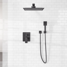 Shower Sets Eviva Edge Shower System Matte Black