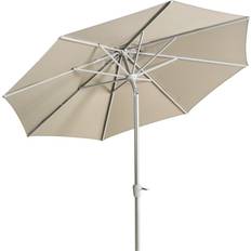 Beige Parasoll Brafab Abriola Parasoll Ø270 cm Taupe