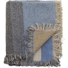 Hemtextil Creative Collection Maji Pläd Blå Filt Blå