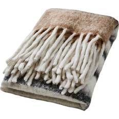 Frasse Pläd Beige Svart