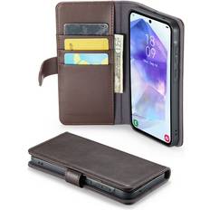 Mobique Samsung Galaxy A55 Plånboksfodral Brun