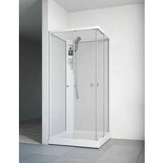 Macro Design Duschkabin Flow Rak Utan Blandare 910 x 910 mm