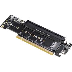 Controller Cards Spactz LLhappy-PCIE 4.0 Channel Splitter Expansion Riser Card