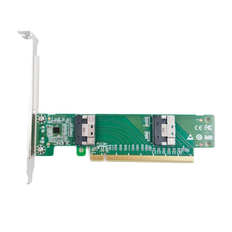Controller Cards Spactz LLhappy Adapter Card PCI Express X16 to 2-Port