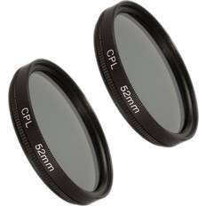 Camera Lens Filters Tlily 2pcs 52mm Circular Polarising Filter