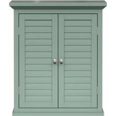 Green Wall Cabinets Teamson Home Glancy Removable Two-Door Wall Cabinet