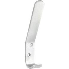 Silver Coat Hooks Securit Aluminium Pack Of 2 Coat Hook