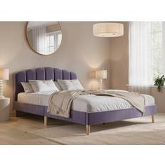 Purple Bed Frames Flair Scallop Double Purple Bed Frame