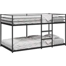 Literas Berkfield Home without Mattress 80x200 cm Black Bunk Bed
