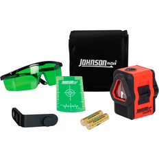 Cross- & Line Laser Johnson Green Self-Leveling Laser Level Kit 50-ft